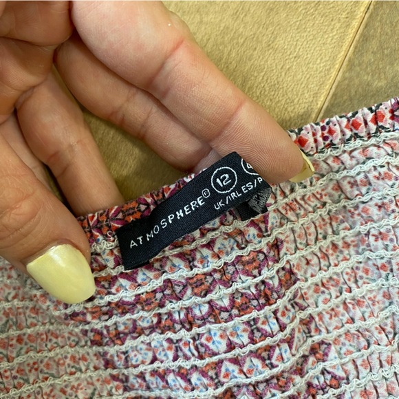 PATTERNED TUBE TOP DRESS - Picture 2 of 5